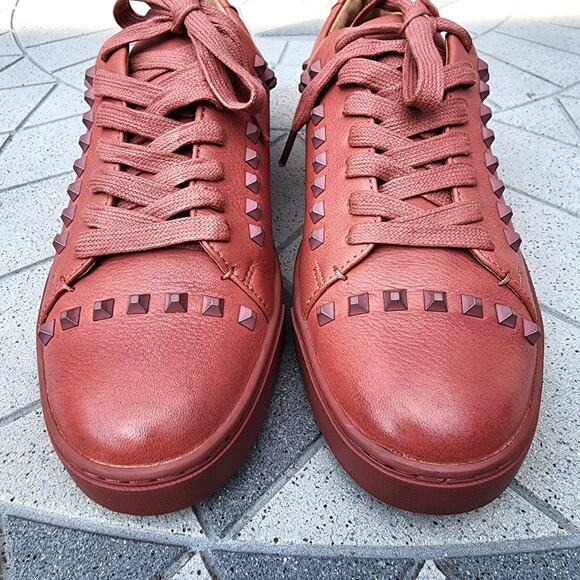 Frye Ivy Deco Stud Premium Leather Low Top Sneaker 9 - Picture 4 of 10